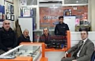 KAYMAKAM BURHAN’DAN ESNAF ZİYARETİ