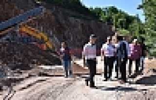 KELEŞ BAĞLANTI YOLUNU İNCELEDİ