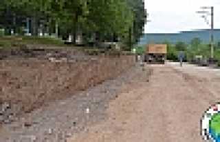 KOCAAHMETLER’DE YOL GENİŞLEMESİ