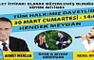 Mercan’dan Mitinge Davet