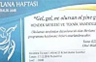 Mevlana Haftası Etkinliklerine Davet