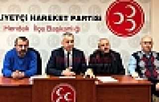 MHP İLÇE BAŞKANI BABAOĞLU; KENDİSİNİ GÖREVE...