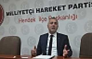 MHP İLÇE BAŞKANI BABAOĞLU’NDAN KARA CUMA ÇIKIŞI...