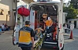 MOTORSİKLET İLE PANELVAN ÇARPIŞTI İKİ YARALI...