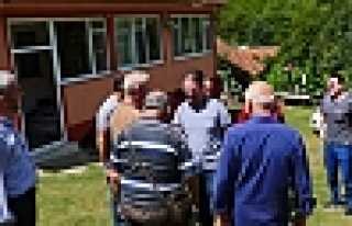 Muhtar Saffet Misafirlerini Ağırladı