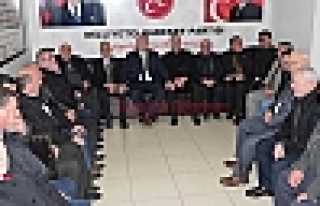 MUHTARLAR DERNEĞİNDEN MHP’YE ZİYARET