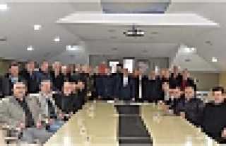 MUHTARLARDAN BAŞKAN PÜSKÜLLÜ’YE ZİYARET