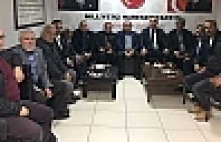 MUHTARLAR’DAN MHP’YE ZİYARET