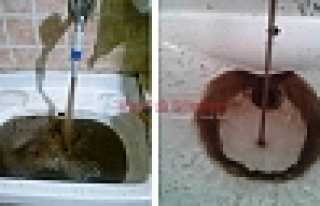 MUSLUKTAN SU DEĞİL ÇAMUR AKIYOR