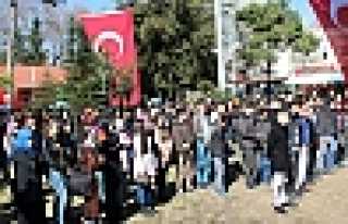 ÖĞRENCİ KONSEYİ ÇANAKKALE ŞEHİTLERİNİ ANDI