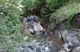 Otomobil Uçuruma Yuvarlandı