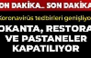 Oturma Alanları Kapatılıyor