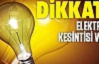 PAZAR GÜNÜ HENDEK’TE 6 SAAT ELEKTRİK YOK