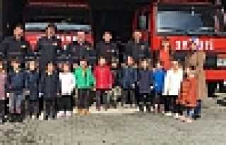 PIRILTI ANAOKULU ÖĞRENCİLERİ İTFAİYEYİ GEZDİ