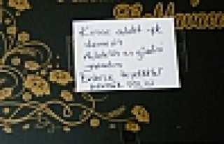 POLİSE TATLI TEŞEKKÜR