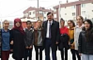 SABRİ DOĞAN ÖĞRENCİLERE BAŞARILAR DİLEDİ