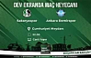 Sakaryaspor Maçı Dev Ekran'da