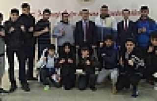 ŞAMPİYONA ÖNCESİ KAYMAKAMI ZİYARET ETTİLER