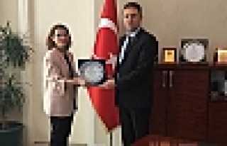 SGK Müdürü Turan'dan Kaymakamı Burhan'a Ziyaret