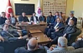 SOFU MUHTARLAR DERNEĞİNİ ZİYARET ETTİ