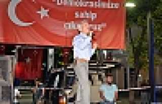 SOFUOĞLU'NDAN DEMOKRASİ NÖBETİNDE KONFERANS