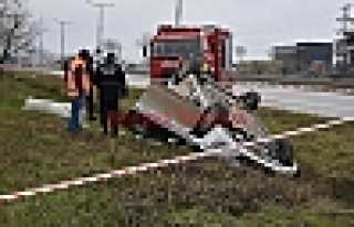 Takla Atarak Kanala Yuvarlandı