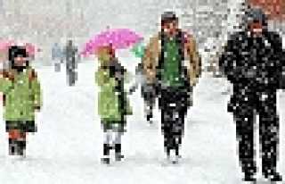 EĞİTİME KAR TATİLİ