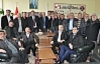 TOÇOĞLU HENDEK’TE MUHTARLARLA BULUŞTU