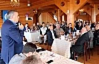 TOÇOĞLU MUHTARLARLA BİRARAYA GELDİ