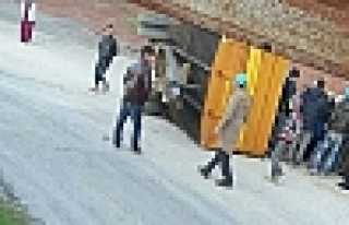 TRAKTÖR KAZASI 6 YARALI