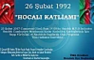 ÜLKÜCÜLERDEN HOCALI KATLİAMININ YILDÖNÜMÜNDE...
