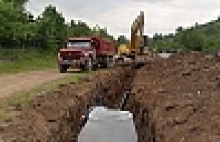 ULUDERE’DE KANAL ÇALIŞMASI