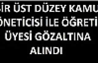 ÜST DÜZEY YÖNETİCİ VE ÖĞRETİM ÜYESİ GÖZALTINA...