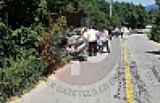 Virajı Alamadı Yan Yattı