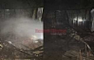 Yanan Baraka Kullanılmaz hale geldi 