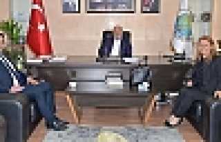 YENİ BANKA MÜDÜRLERİNDEN ZİYARET