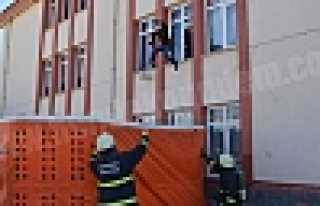 YENİMAHALLE'DE TATBİKAT HEYECANI