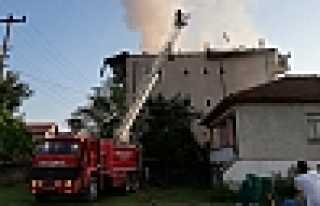 Yeşilyurt’ta Yangın