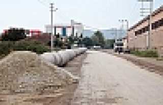 Yıldırım Beyazıt Caddesinde Altyapı Tamam Sıra...