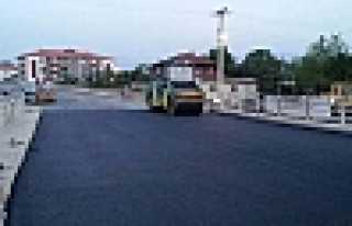 ZİYA GÖKALP CADDESİ  ASFALTLANDI