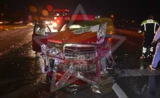 Hendek’te Kaza 2 Yaralı