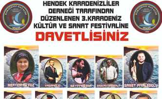 Kültür ve Sanat Festivali’ne Davet