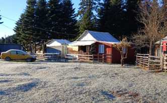 Dikmen ve Çiğdem Yaylası’na İlk Kar Yağdı