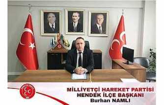 Hendek MHP’den Basın Açıklaması