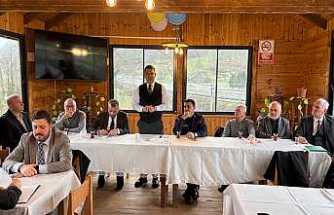 İlçe Protokolü Çukurhan’da Vatandaşlarla Buluştu