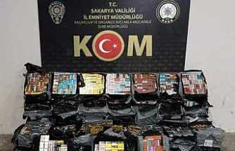 Hendek’te 312 Bin Adet Kaçak Tütün Ele Geçirildi