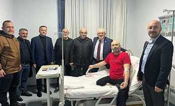 Cemil Tekin’e Geçmiş Olsun Ziyareti