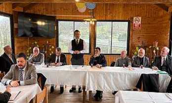 İlçe Protokolü Çukurhan’da Vatandaşlarla Buluştu