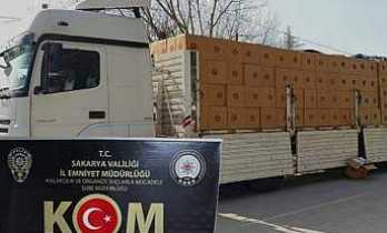 Hendek'te 10 Milyon Adet Makaron Yakalandı