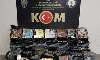 Hendek’te 312 Bin Adet Kaçak Tütün Ele Geçirildi